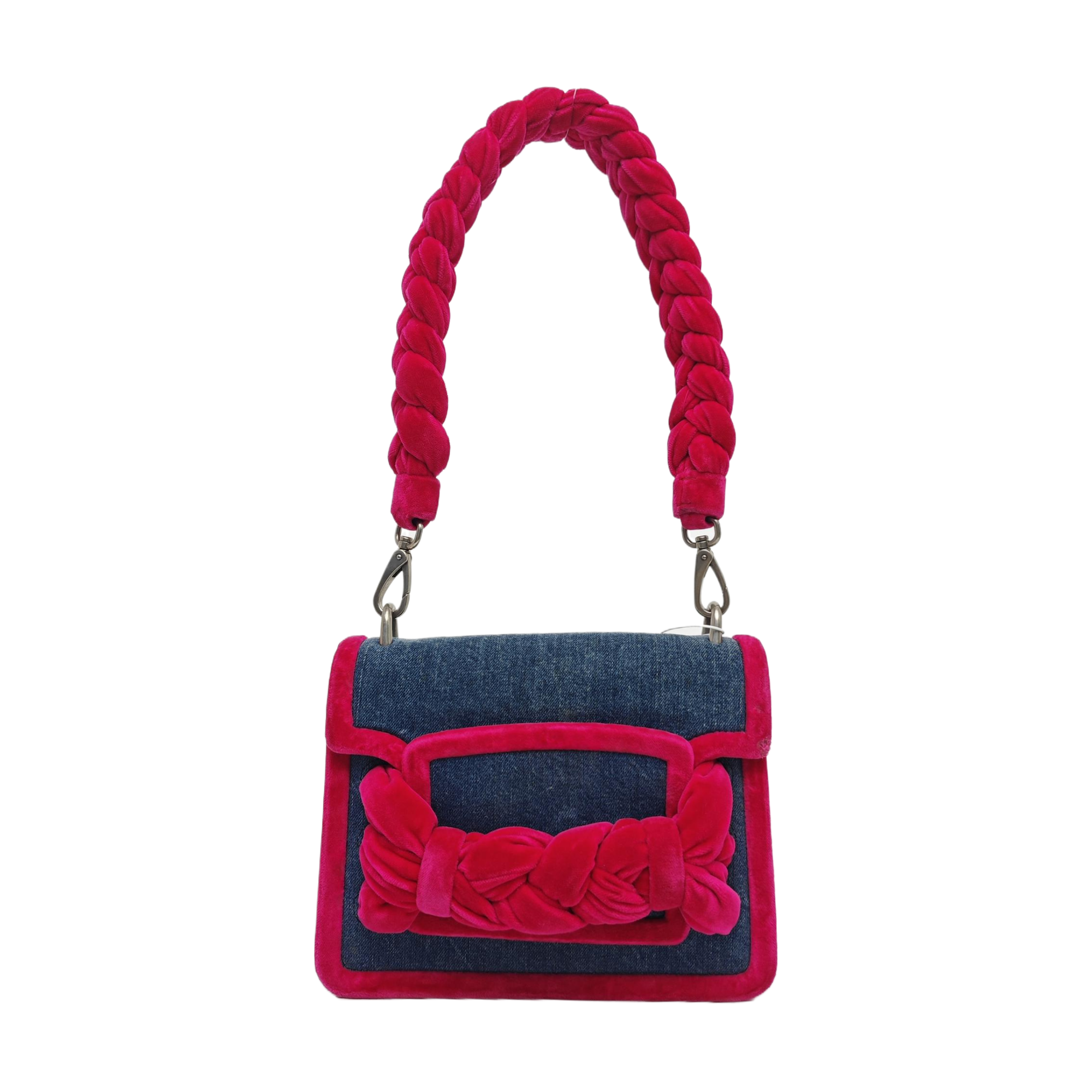 Denim Shoulder Bag Blue