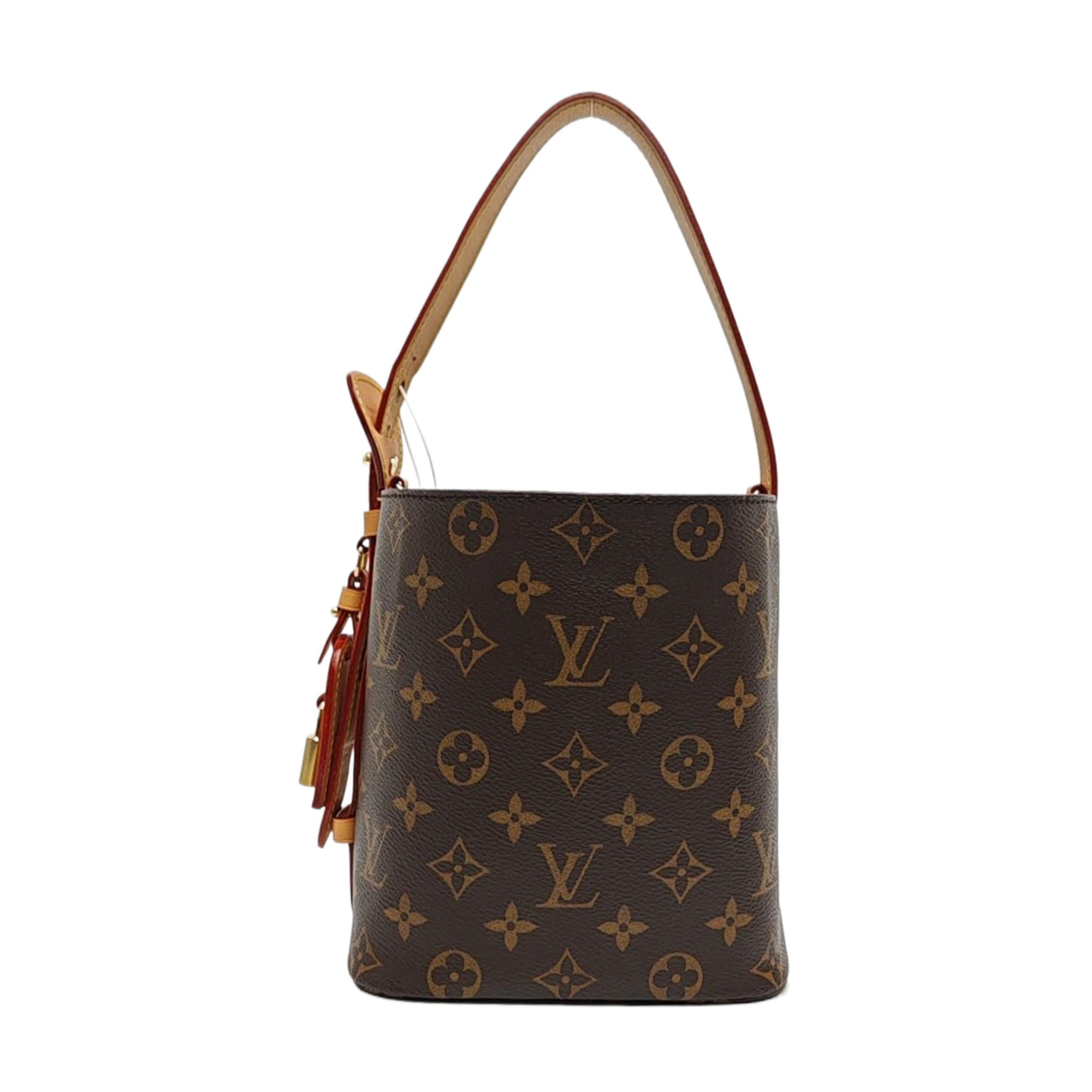 ALL IN Monogram Coated Canvas Brown