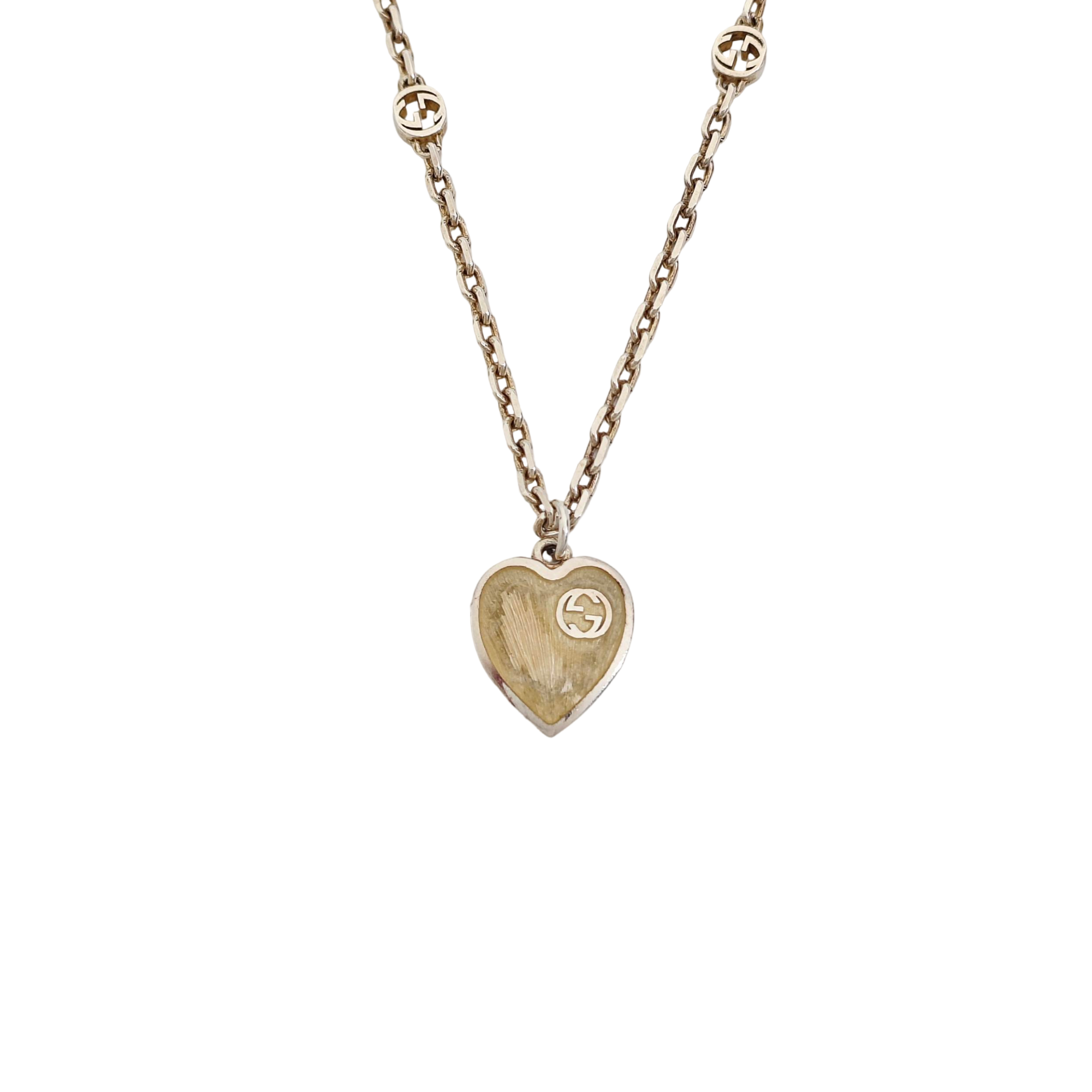 Interlocking G 925 Sterling Silver Necklace