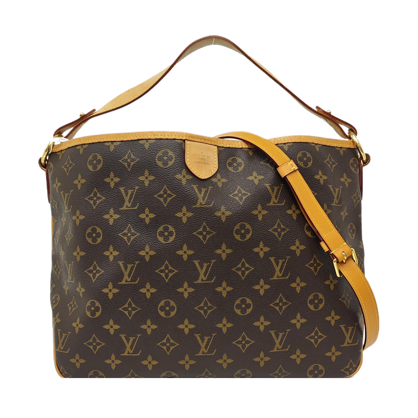 Monogram Coated Canvas Shoulder Bag Brown