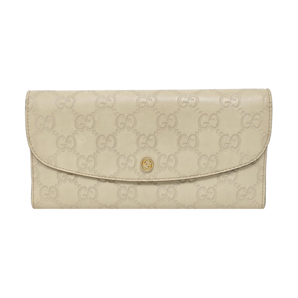 Monogram Calfskin Wallet Beige