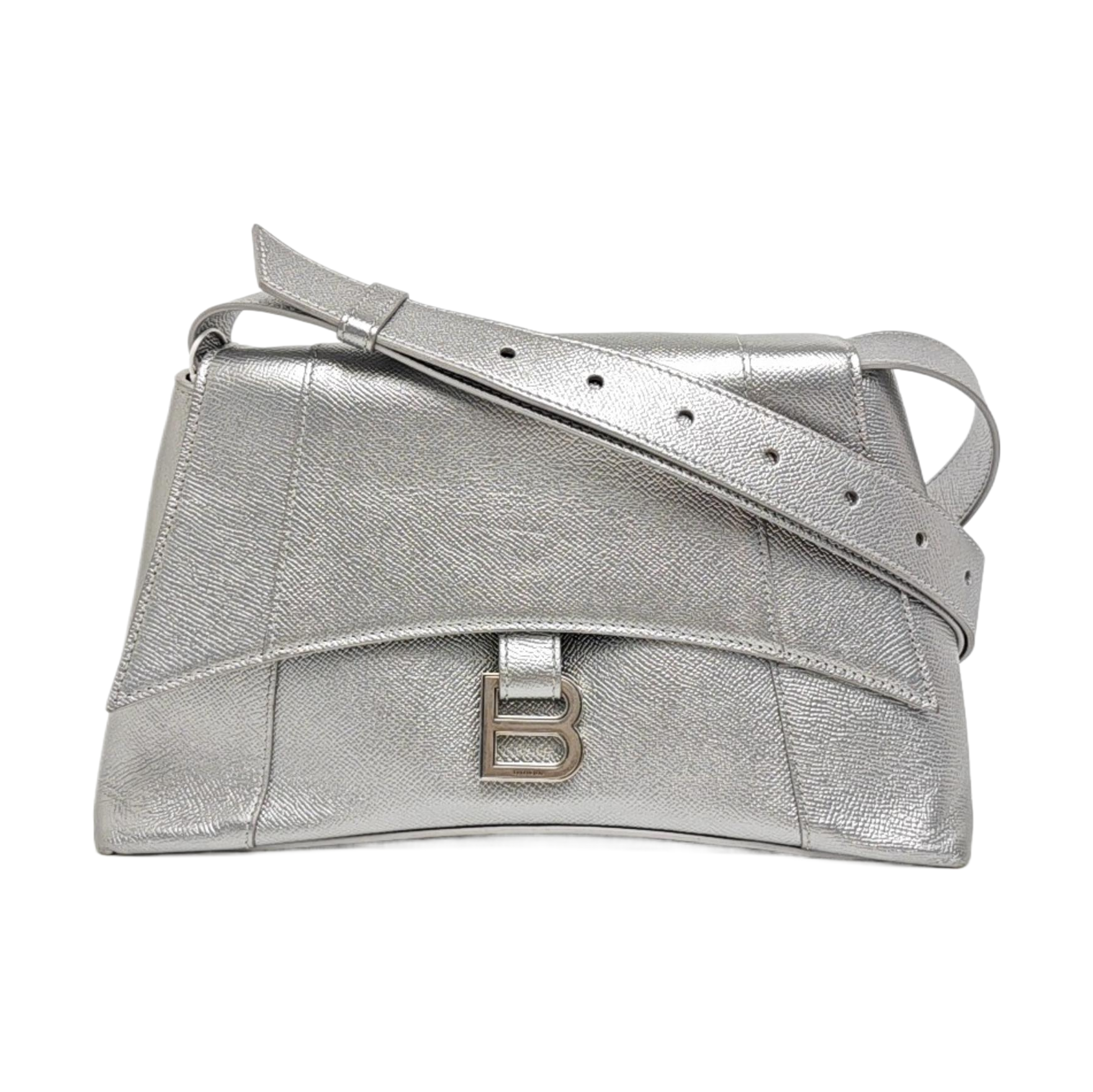 Downtown Small Calfskin Silver