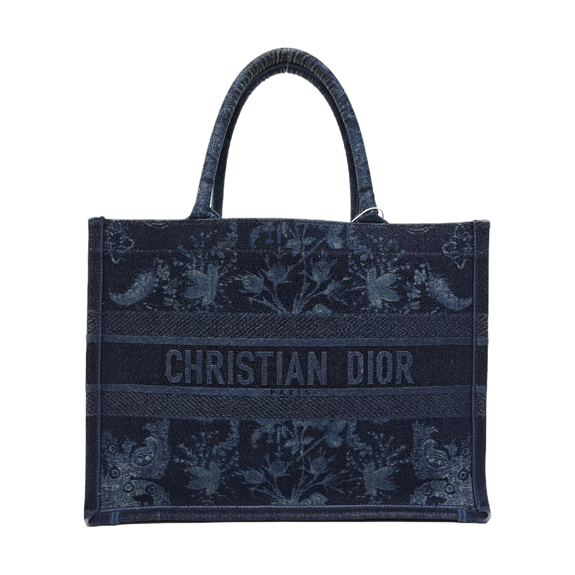 Book Tote Small Denim Blue