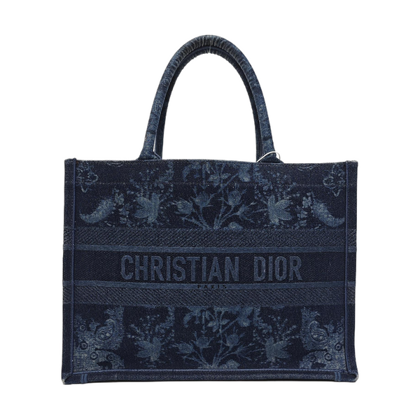 Book Tote Small Denim Blue