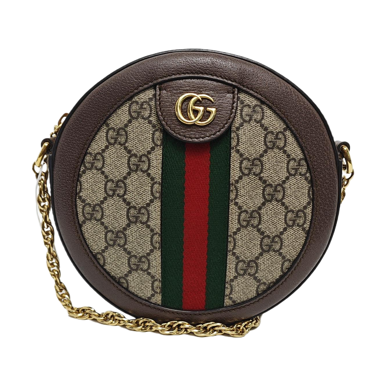 Ophidia Mini Monogram Coated Canvas Beige