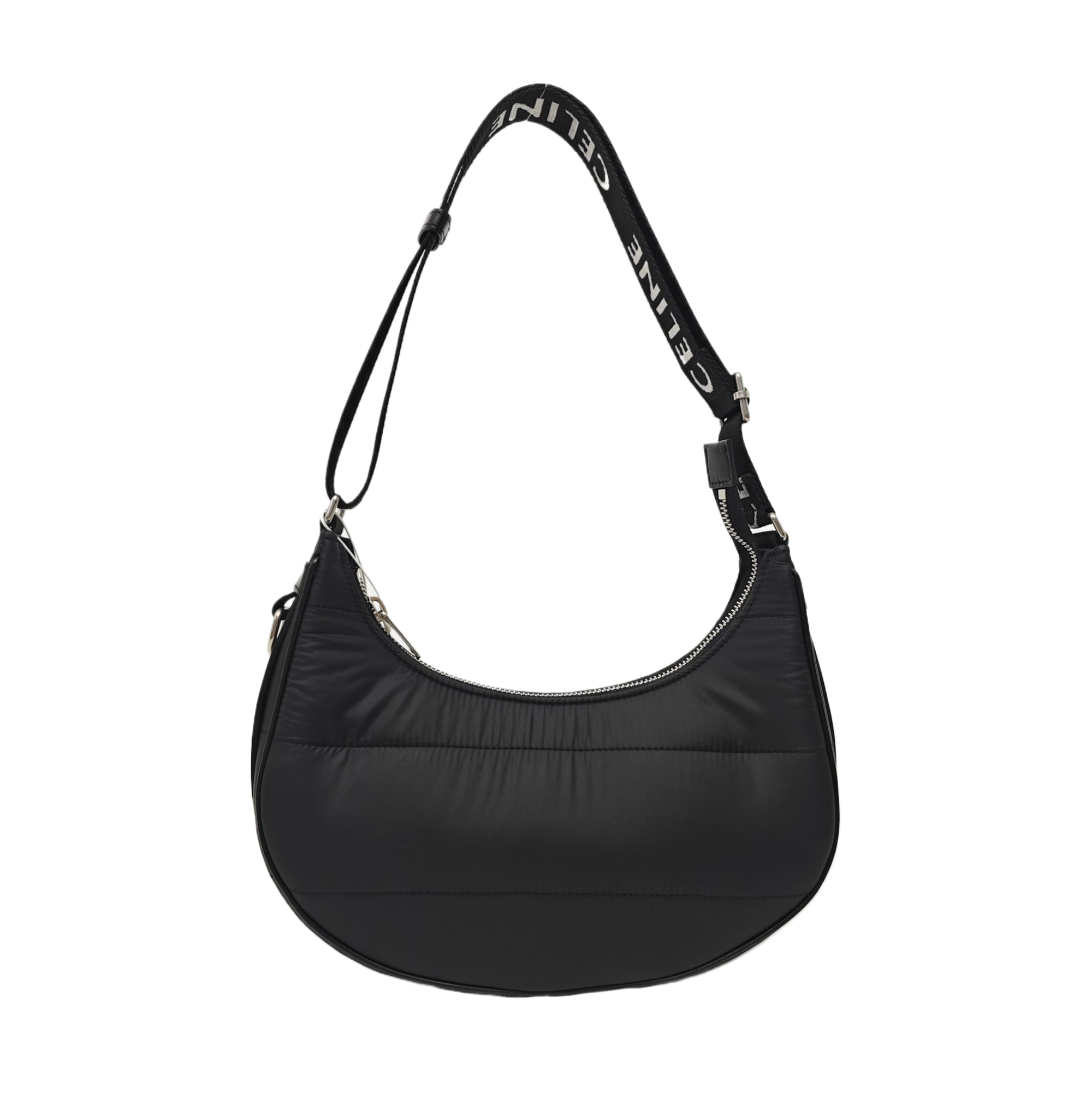 AVA Medium Quilted Nylon Black