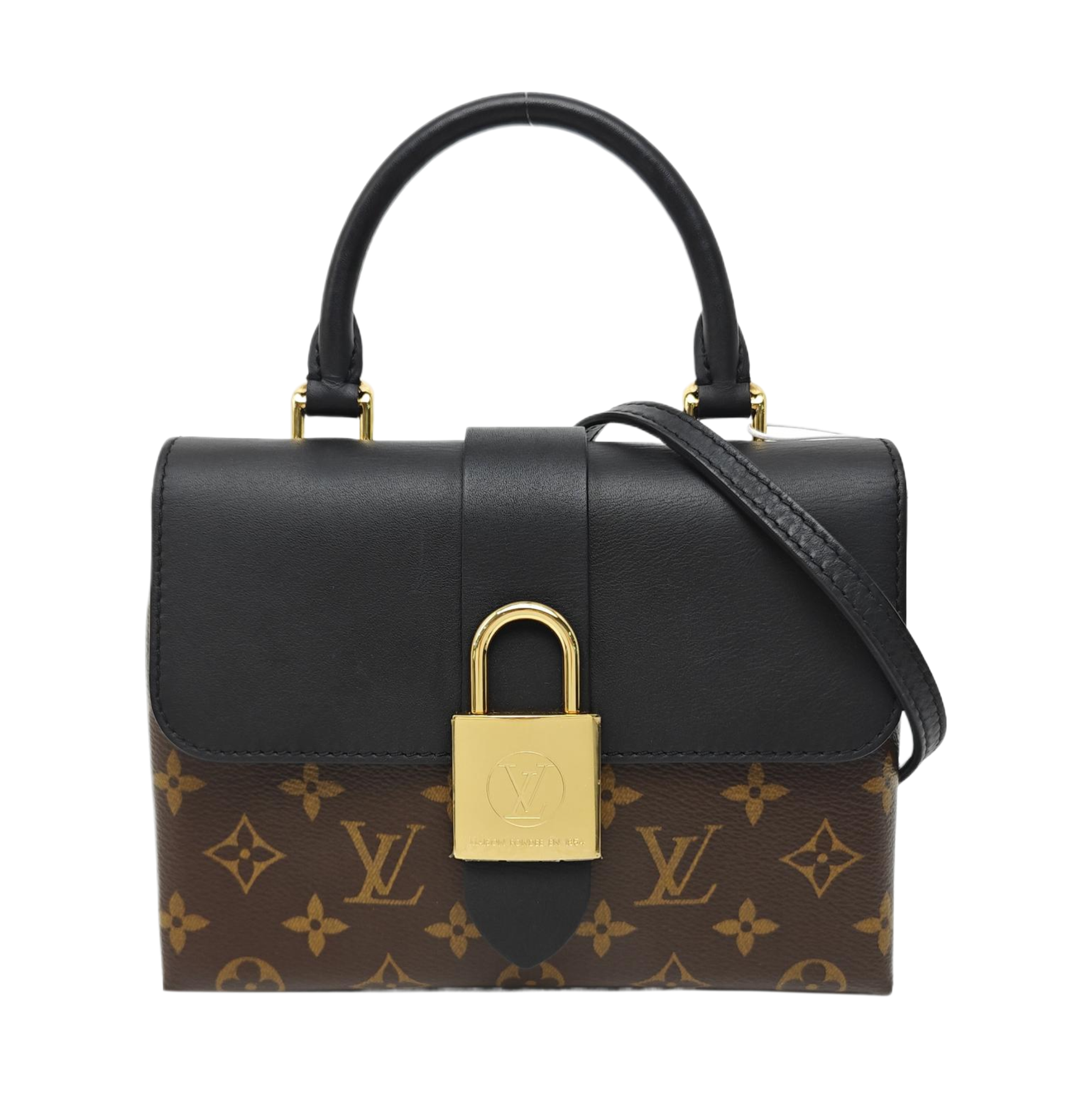 LOCKY BB Monogram Coated Canvas Brown
