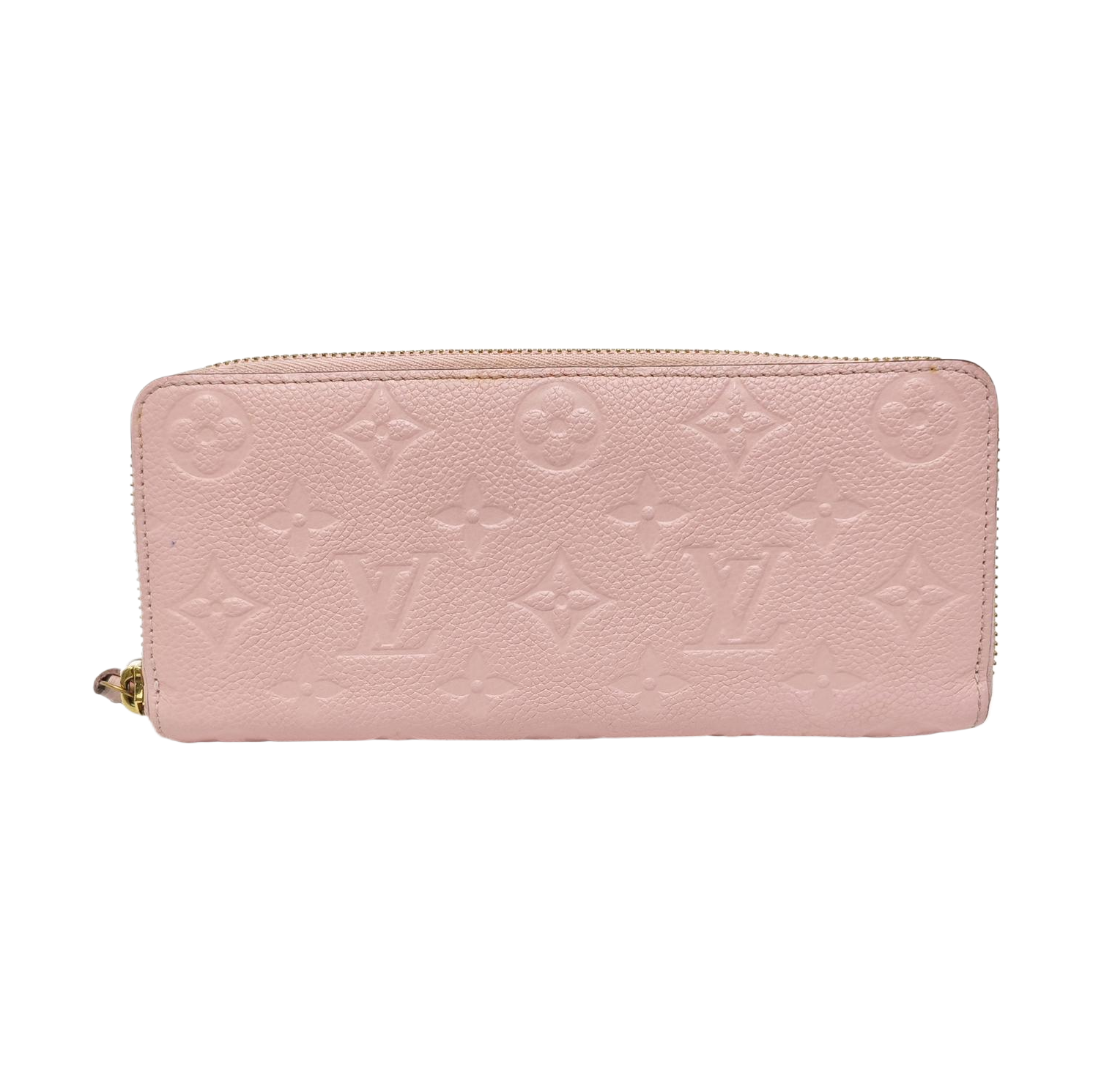 CLÉMENCE Monogram Calfskin Pink Wallet