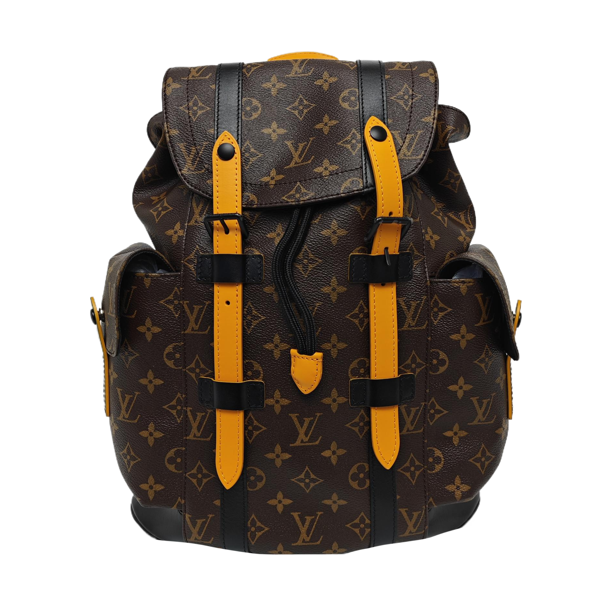 CHRISTOPHER PM Monogram Coated Canvas Brown