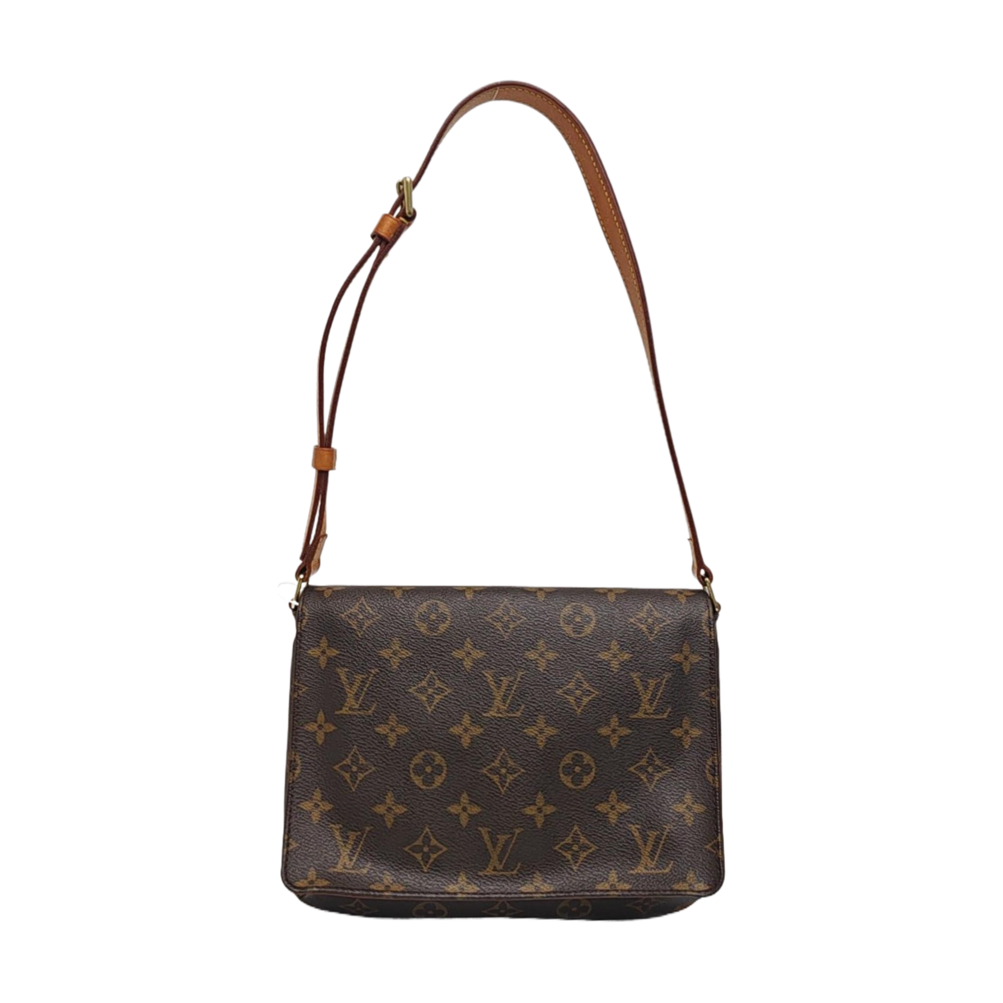MUSETTE TANGO Monogram Coated Canvas Brown