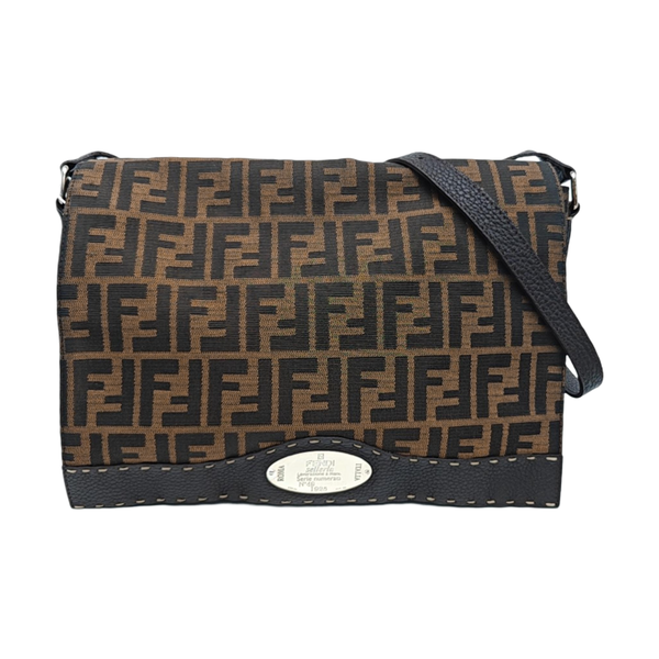 Canvas Shoulder Bag Brown