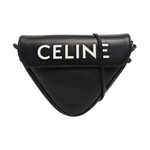 TRIANGLE Calfskin Black