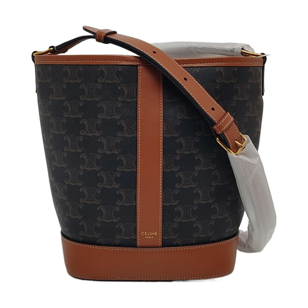 TRIOMPHE CANVAS Small Coated Canvas Brown