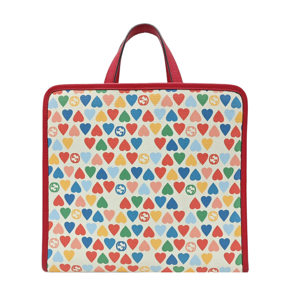 Coated Canvas Tote Bag Beige