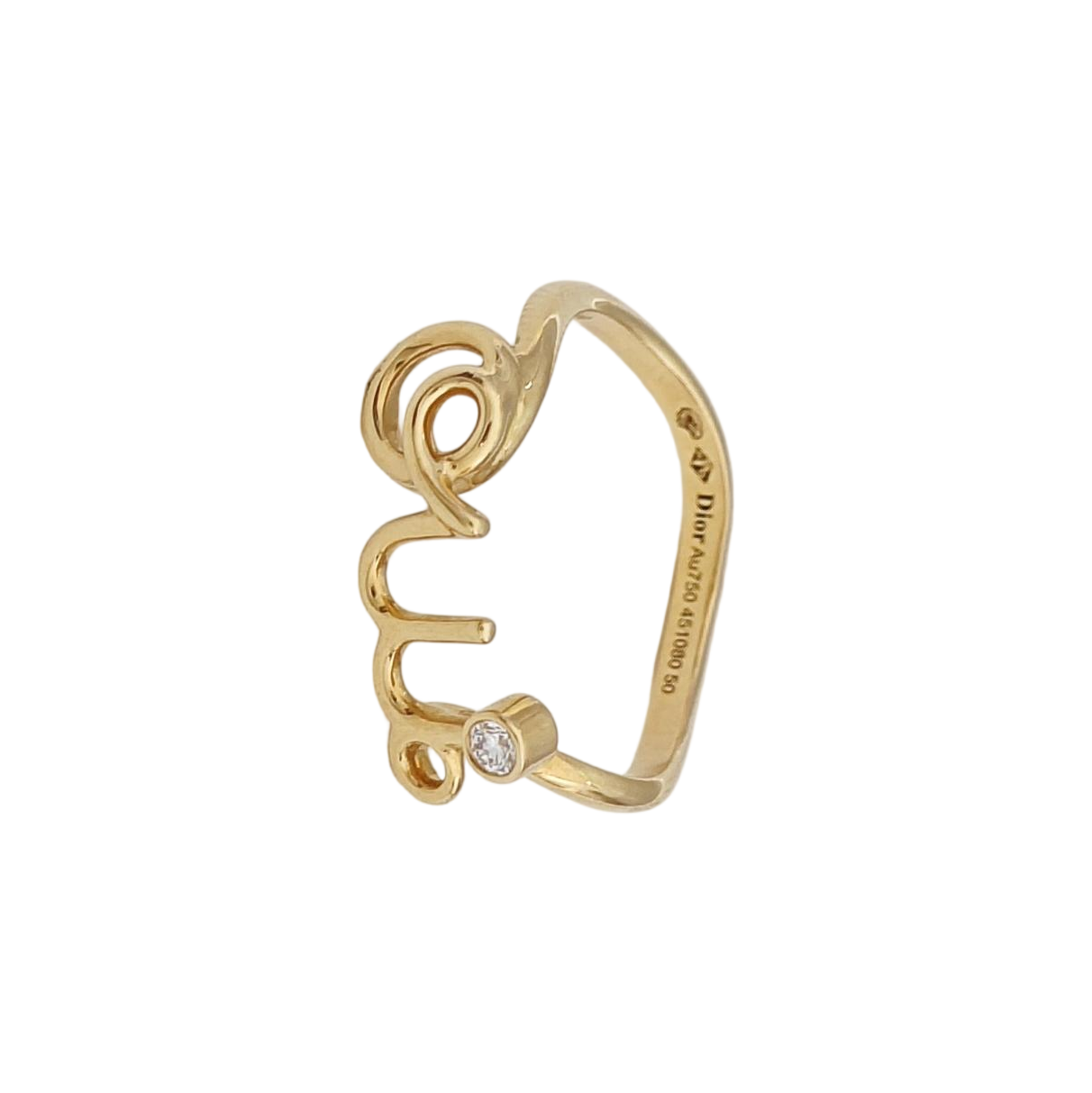 Oui 18k Gold Ring EU 50