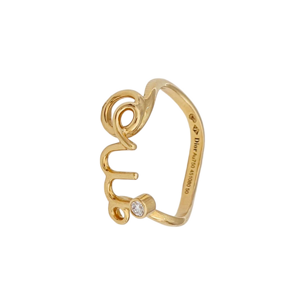 Oui 18k Gold Ring EU 50