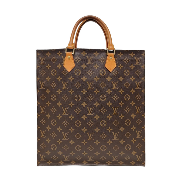 SAC PLAT GM Monogram Coated Canvas Brown