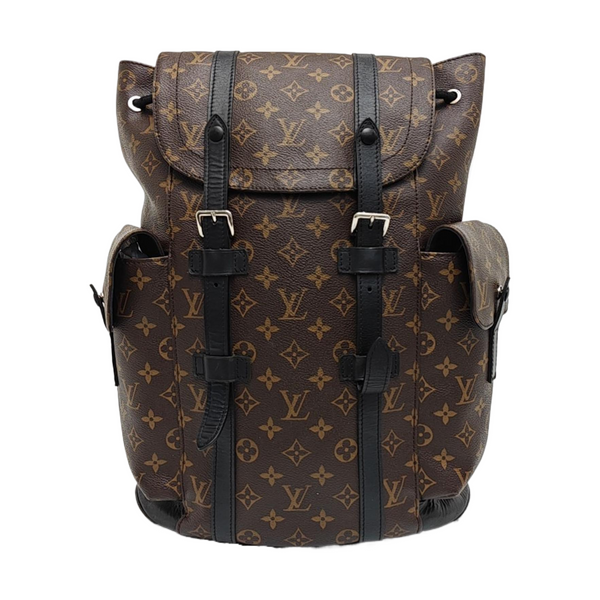 CHRISTOPHER MM Monogram Coated Canvas Brown