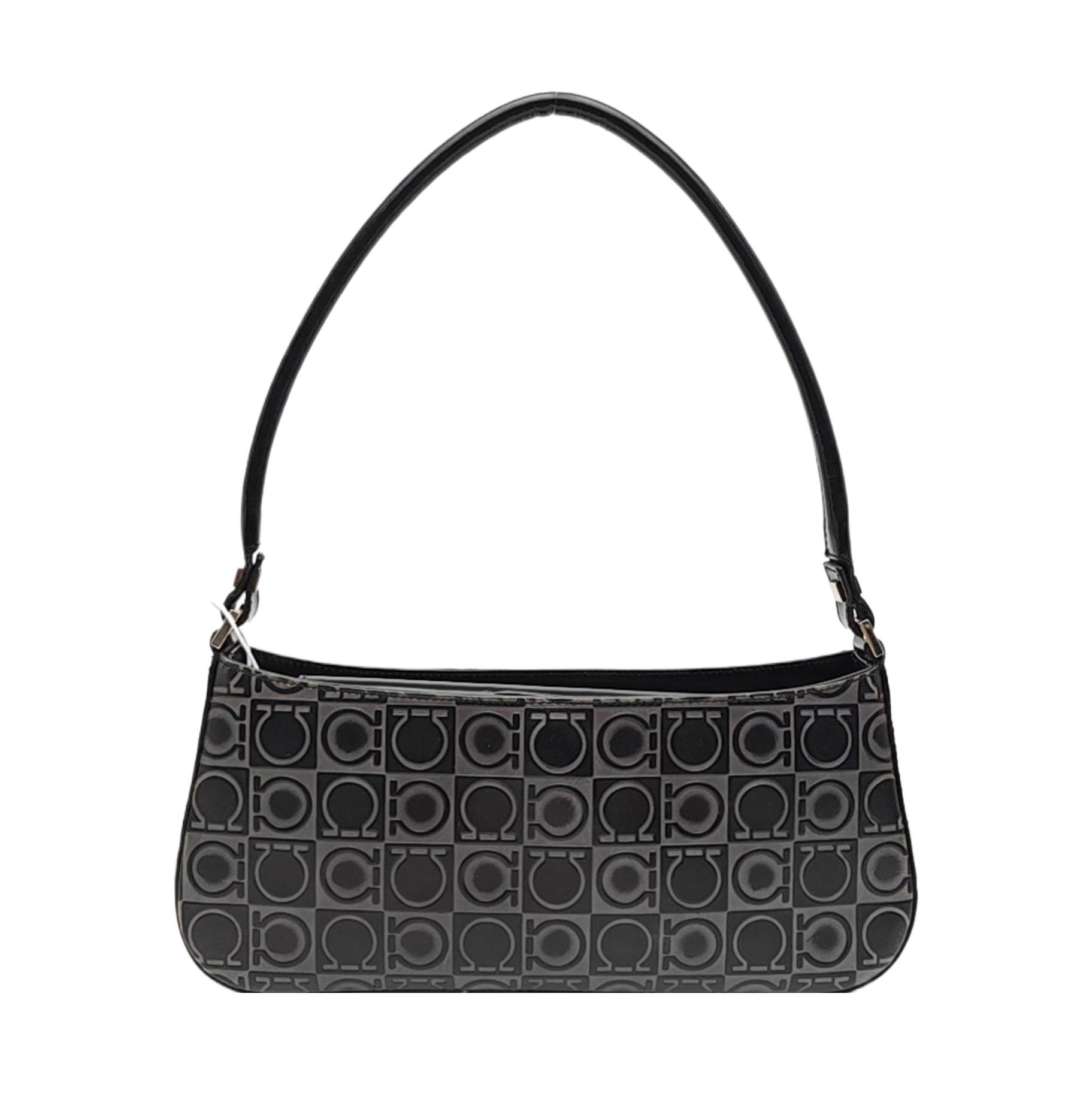 Calfskin Top Handle Bag Black