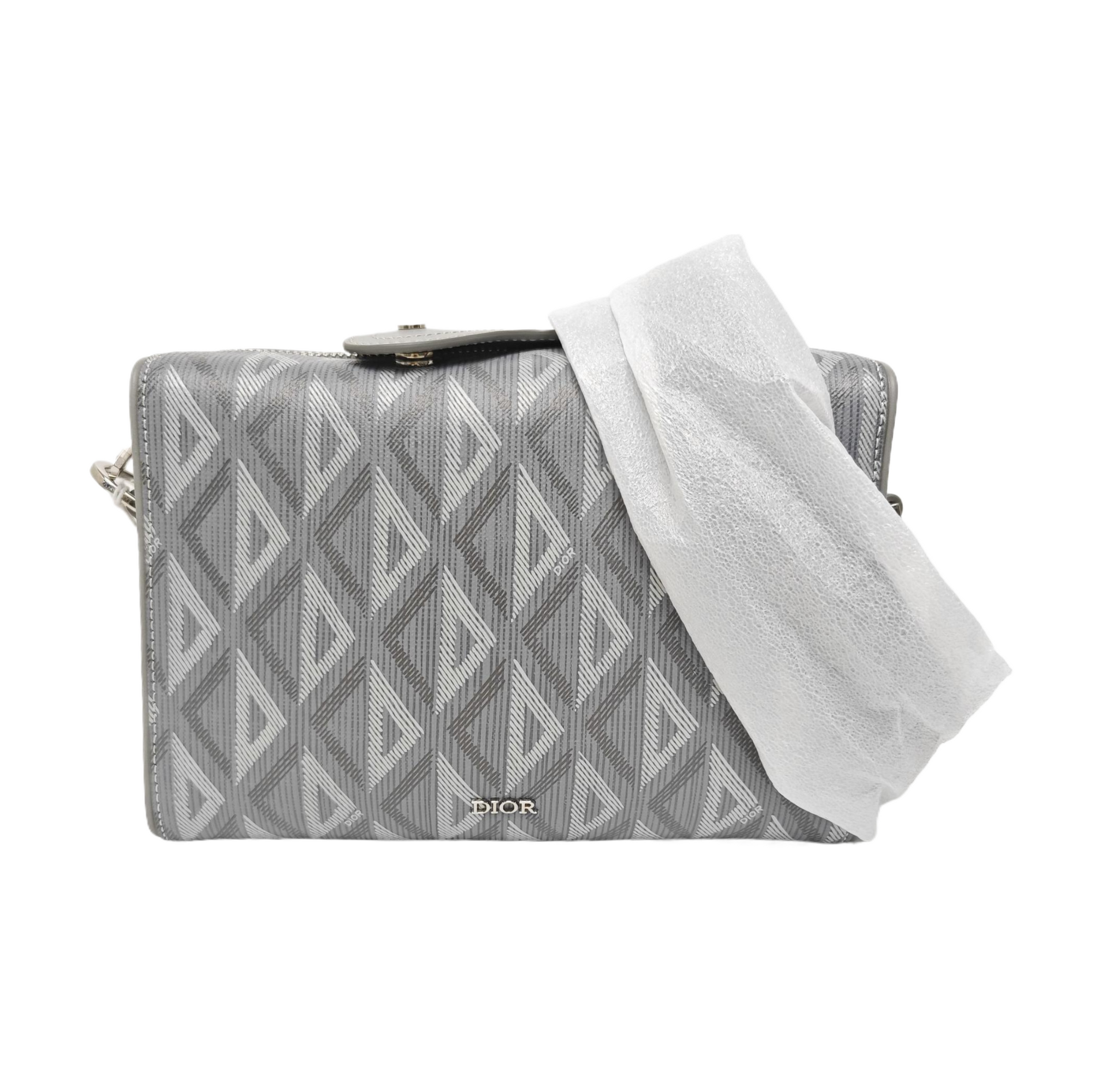 Lingot Oblique Coated Canvas Gray