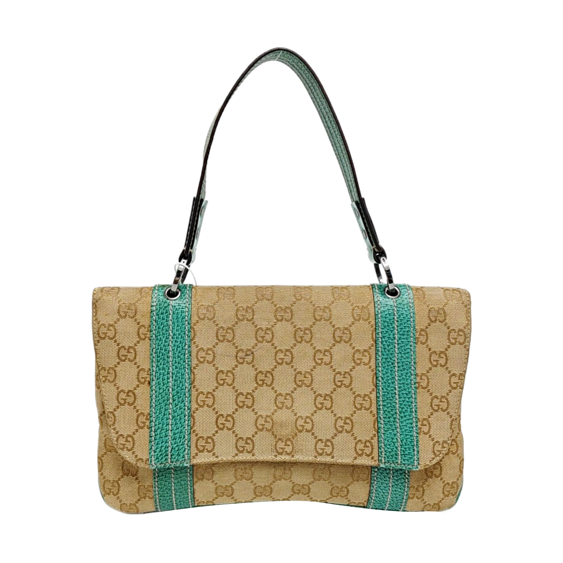 Monogram Canvas Top Handle Bag Beige