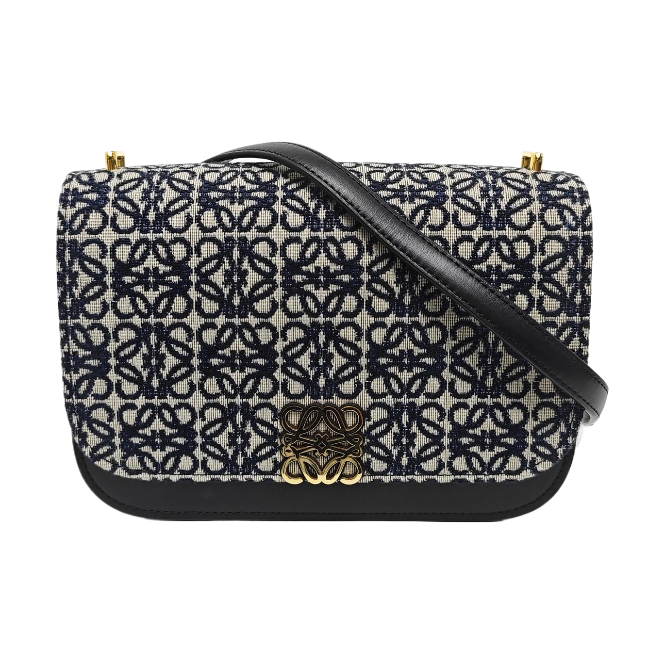 Goya Small Monogram Calfskin Blue
