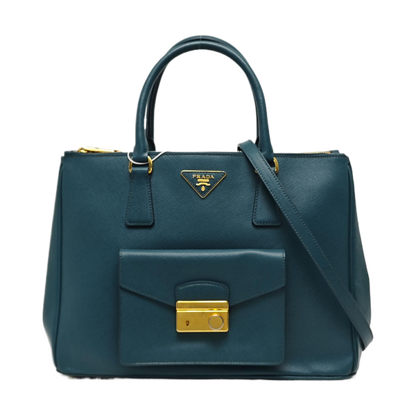 Galleria Saffiano Calfskin Green