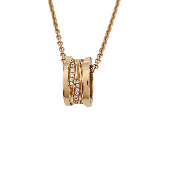 B.ZERO1 18k Rose Gold Necklace