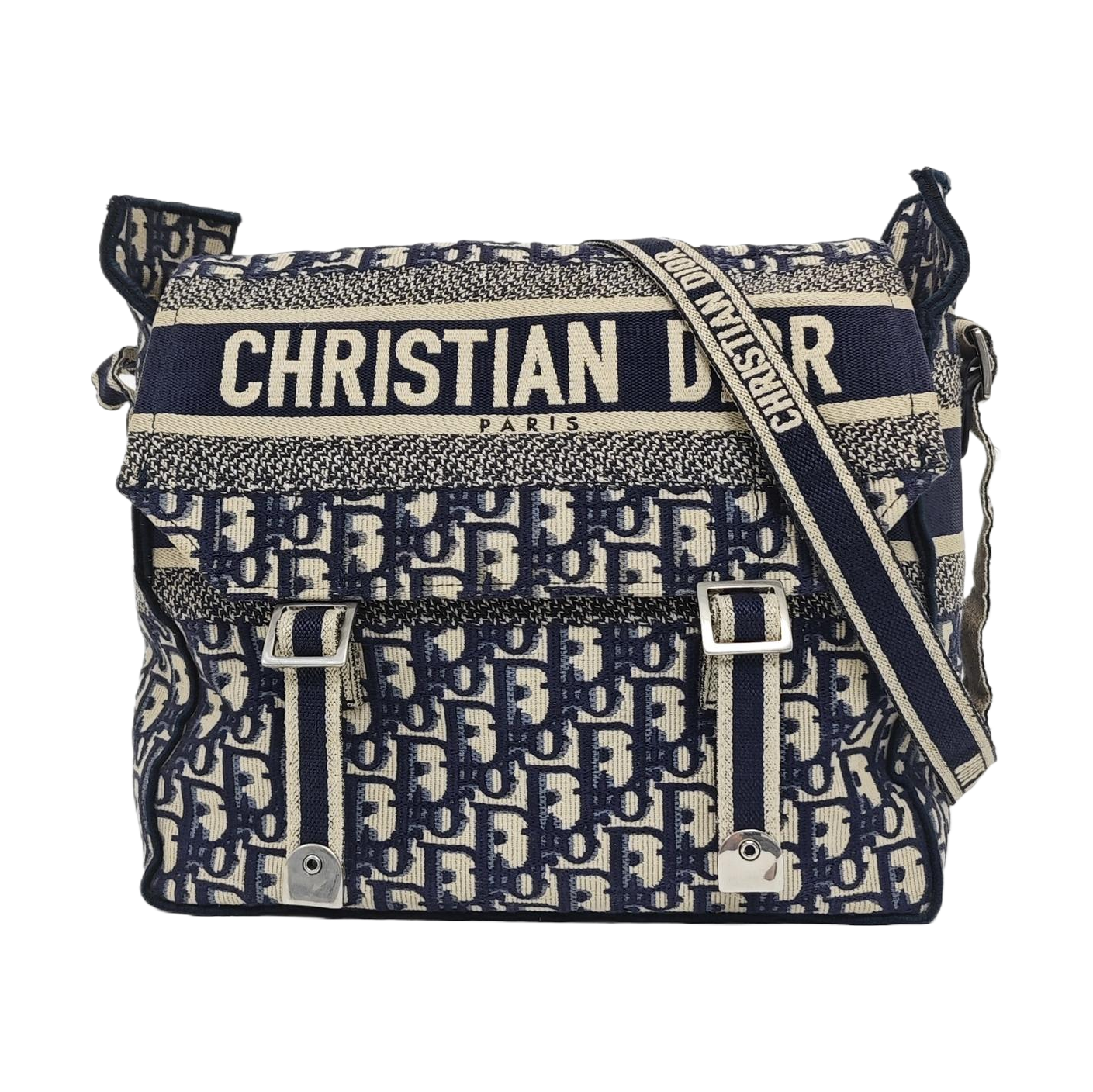 Diorcamp Large Oblique Canvas Blue