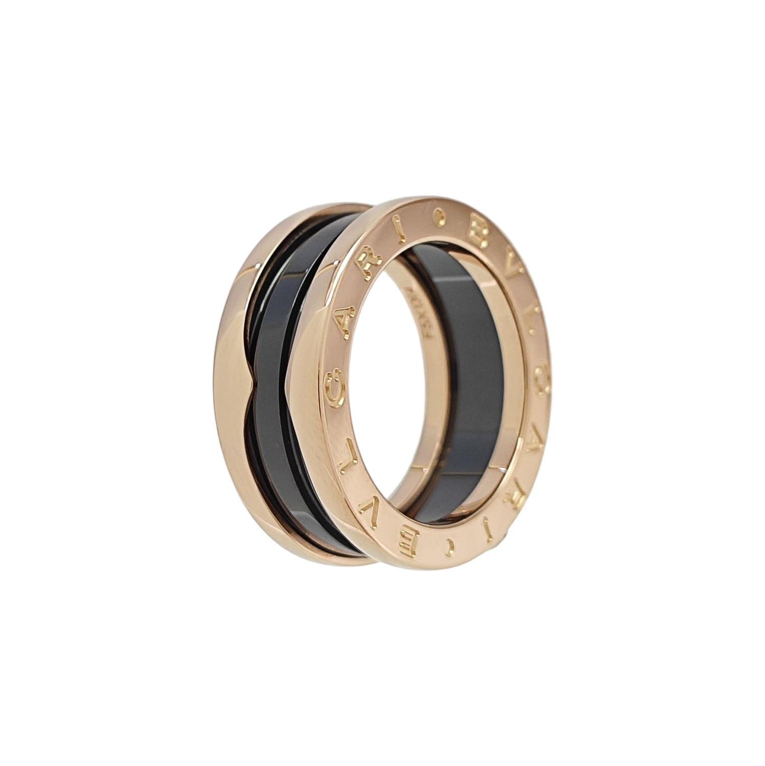 B.ZERO1 18k Rose Gold Ring EU 51