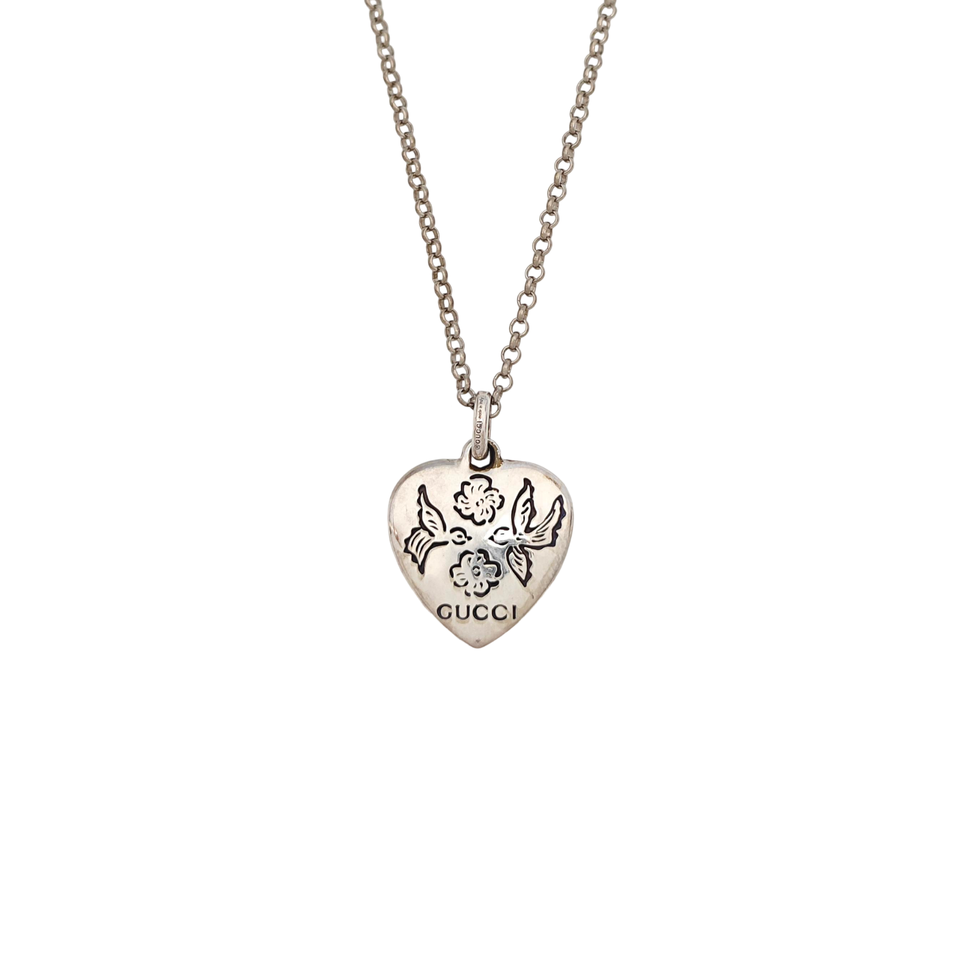 Blind For Love 925 Sterling Silver Necklace