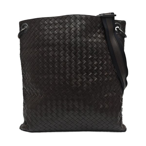 Calfskin Shoulder Bag Brown