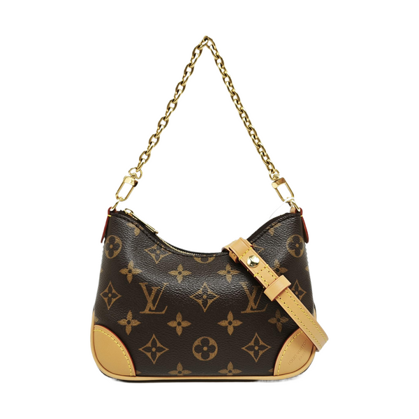 BOULOGNE Nano Monogram Coated Canvas Brown