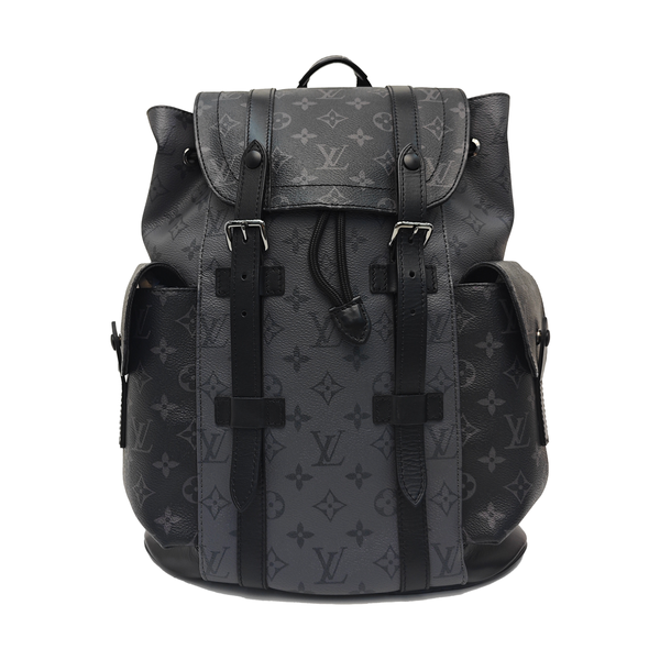 CHRISTOPHER Monogram Coated Canvas Gray