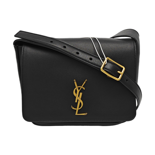 Calfskin Shoulder Bag Black