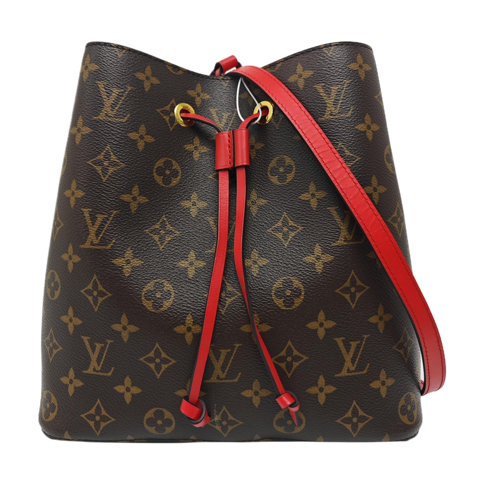 NÉONOÉ MM Monogram Coated Canvas Brown