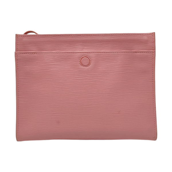 Leather Clutch Pink