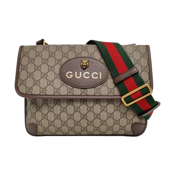 Neo Vintage Large Monogram Coated Canvas Brown