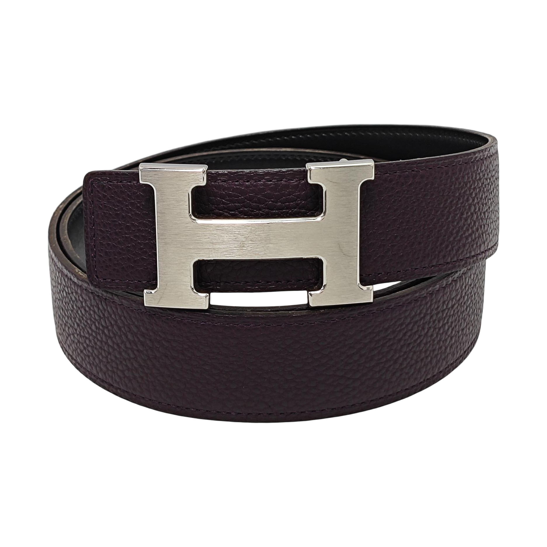 Leather Belt Purple