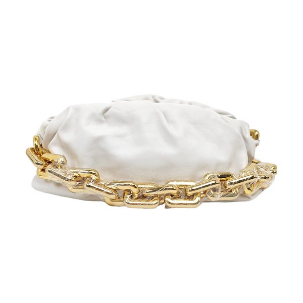 The Pouch Mini Calfskin White