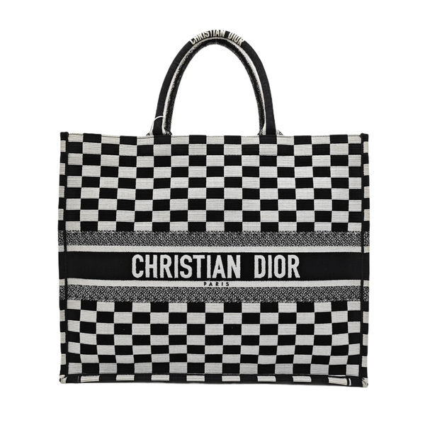 Book Tote Large Canvas Black