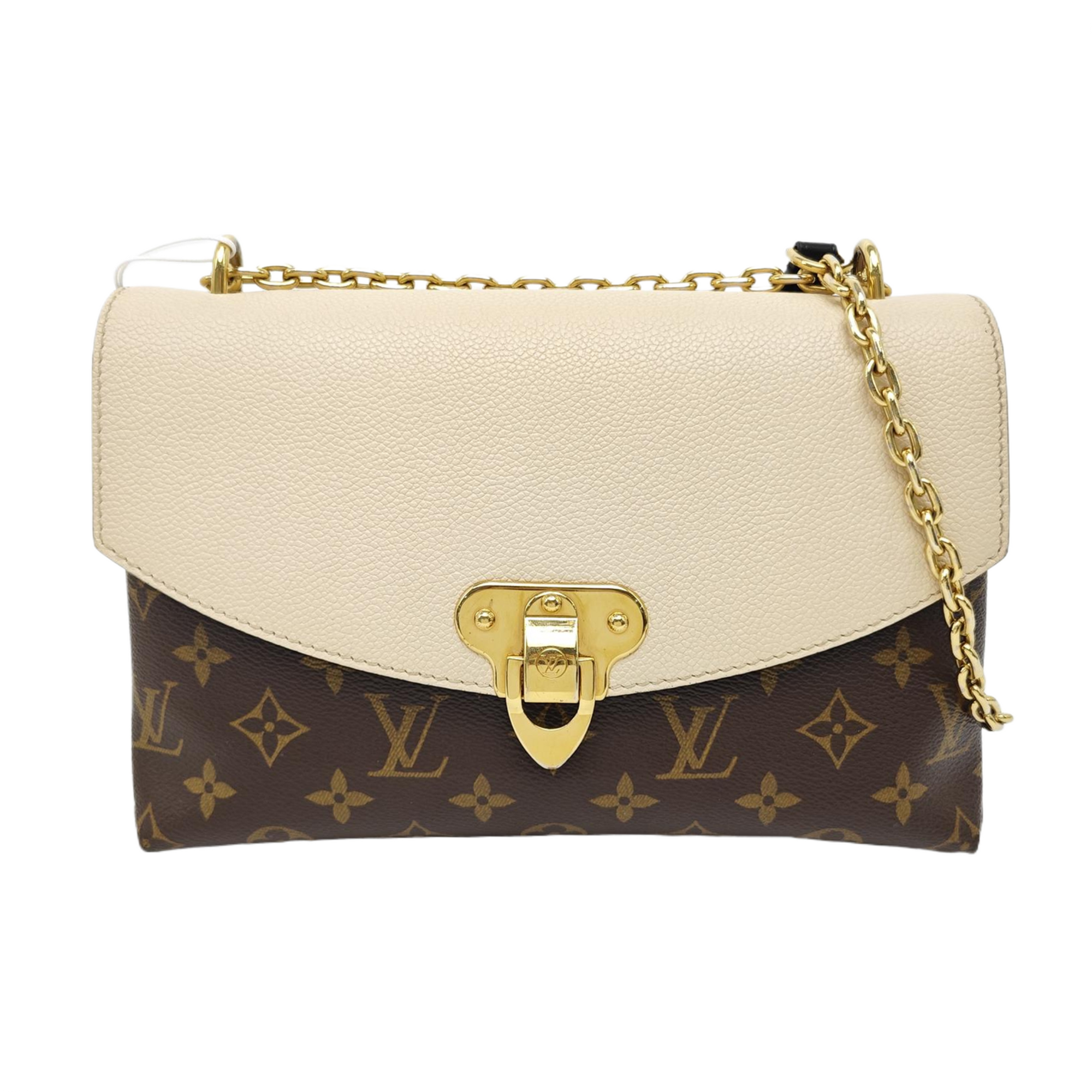 SAINT PLACIDE Monogram Coated Canvas White