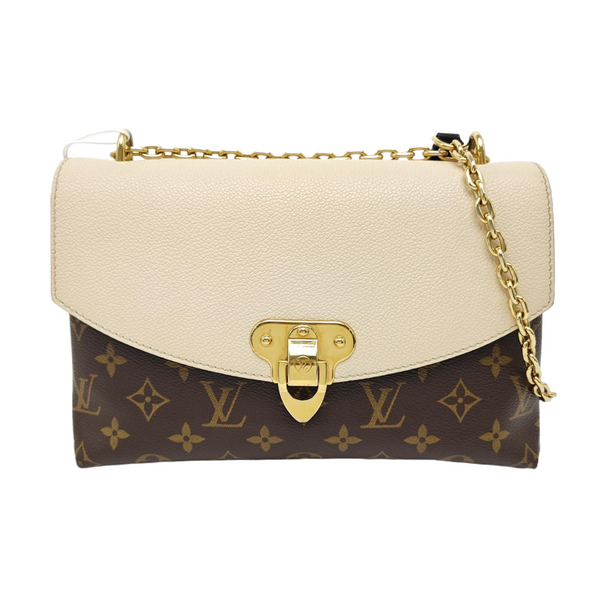 SAINT PLACIDE Monogram Coated Canvas White