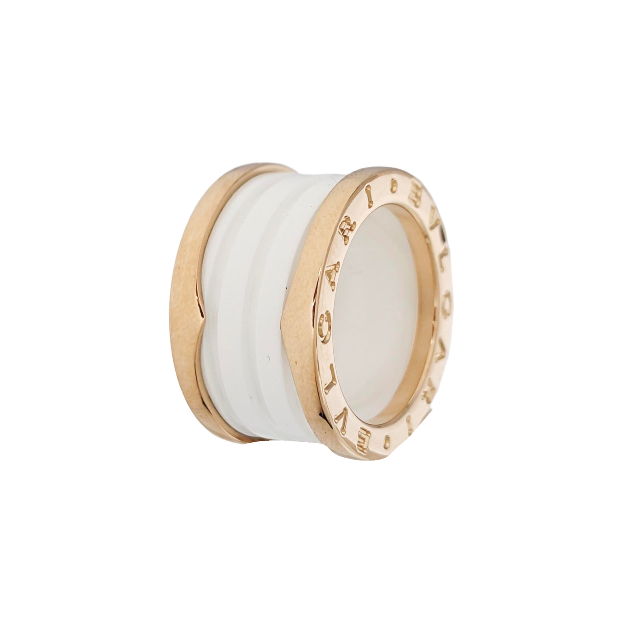 B.ZERO1 18k Rose Gold Ring EU 49
