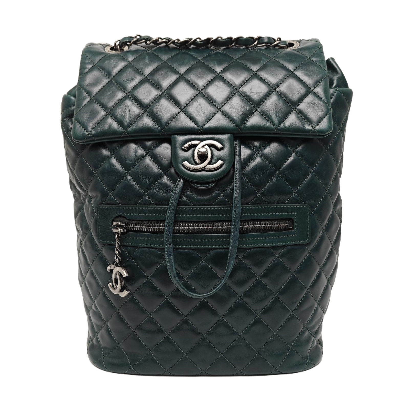 URBAN SPIRIT Quilted Calfskin Green