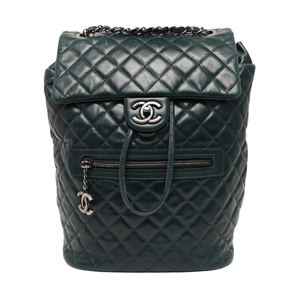 URBAN SPIRIT Quilted Calfskin Green