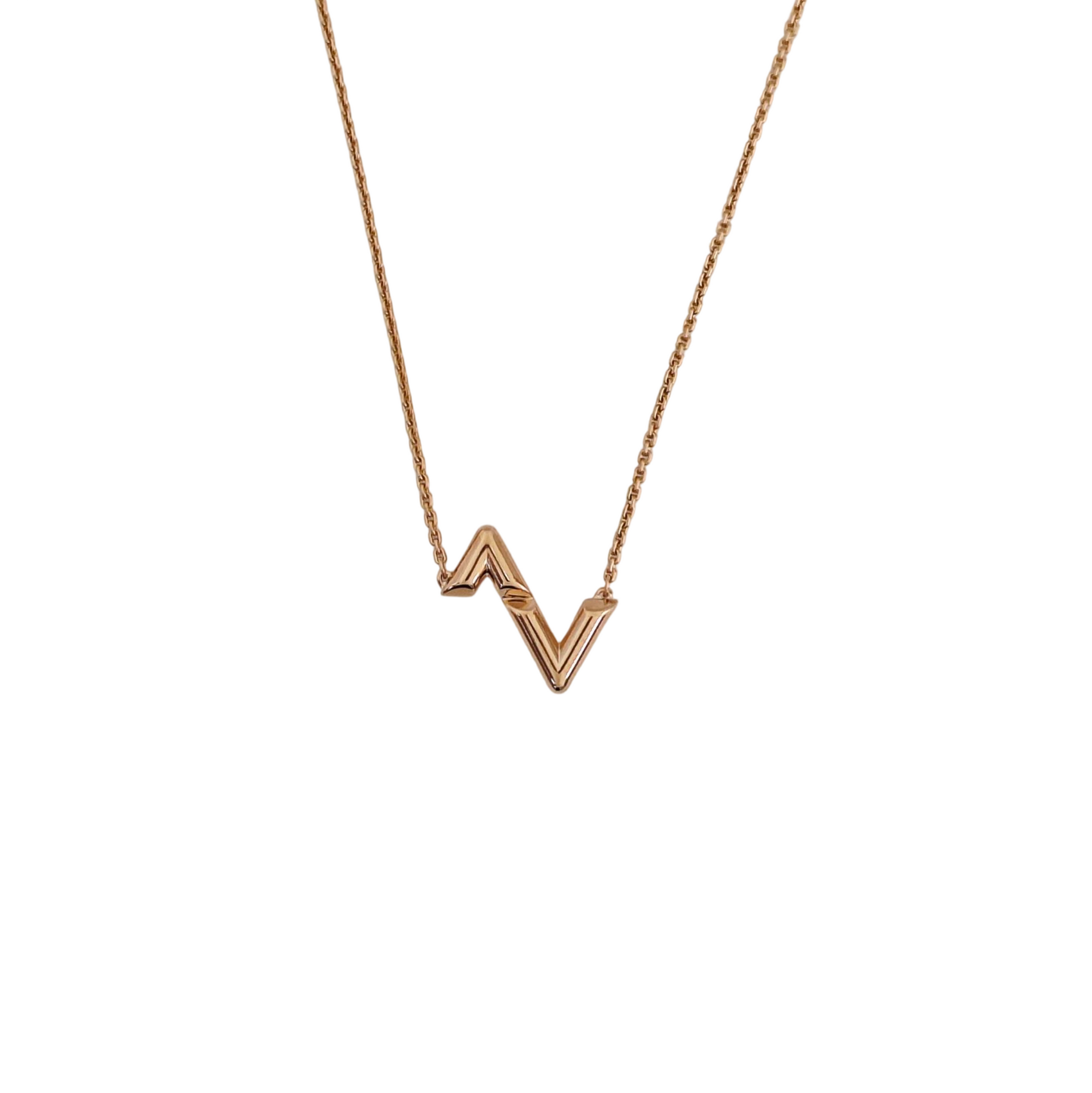 LV VOLT 18k Rose Gold Necklace