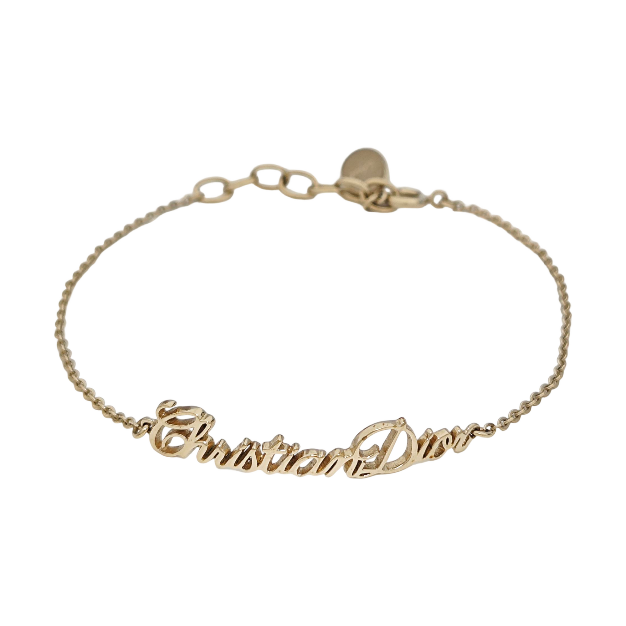 Dior And Kenny Scharf Metal Gold Bracelet