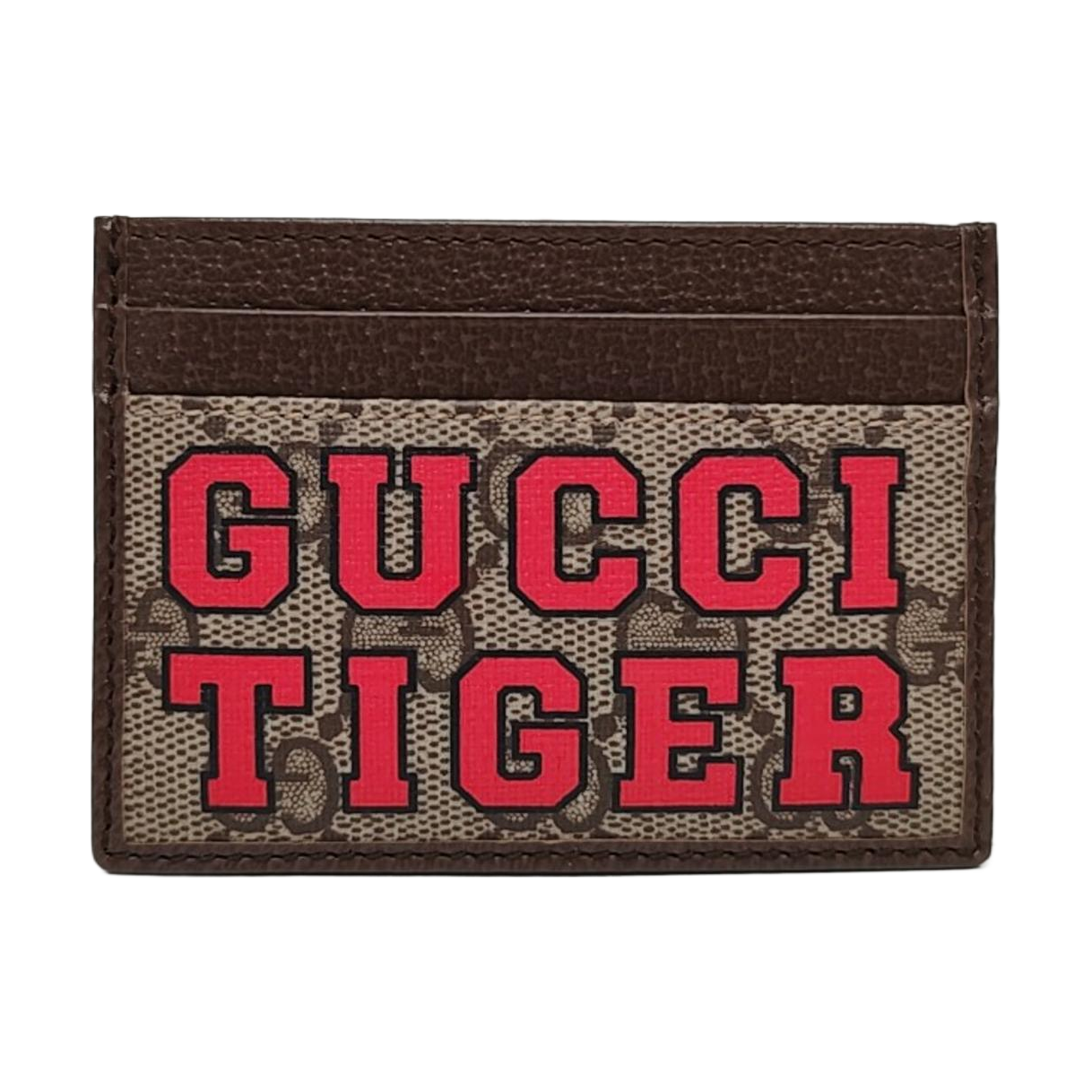 Monogram Coated Canvas Card Holder Black