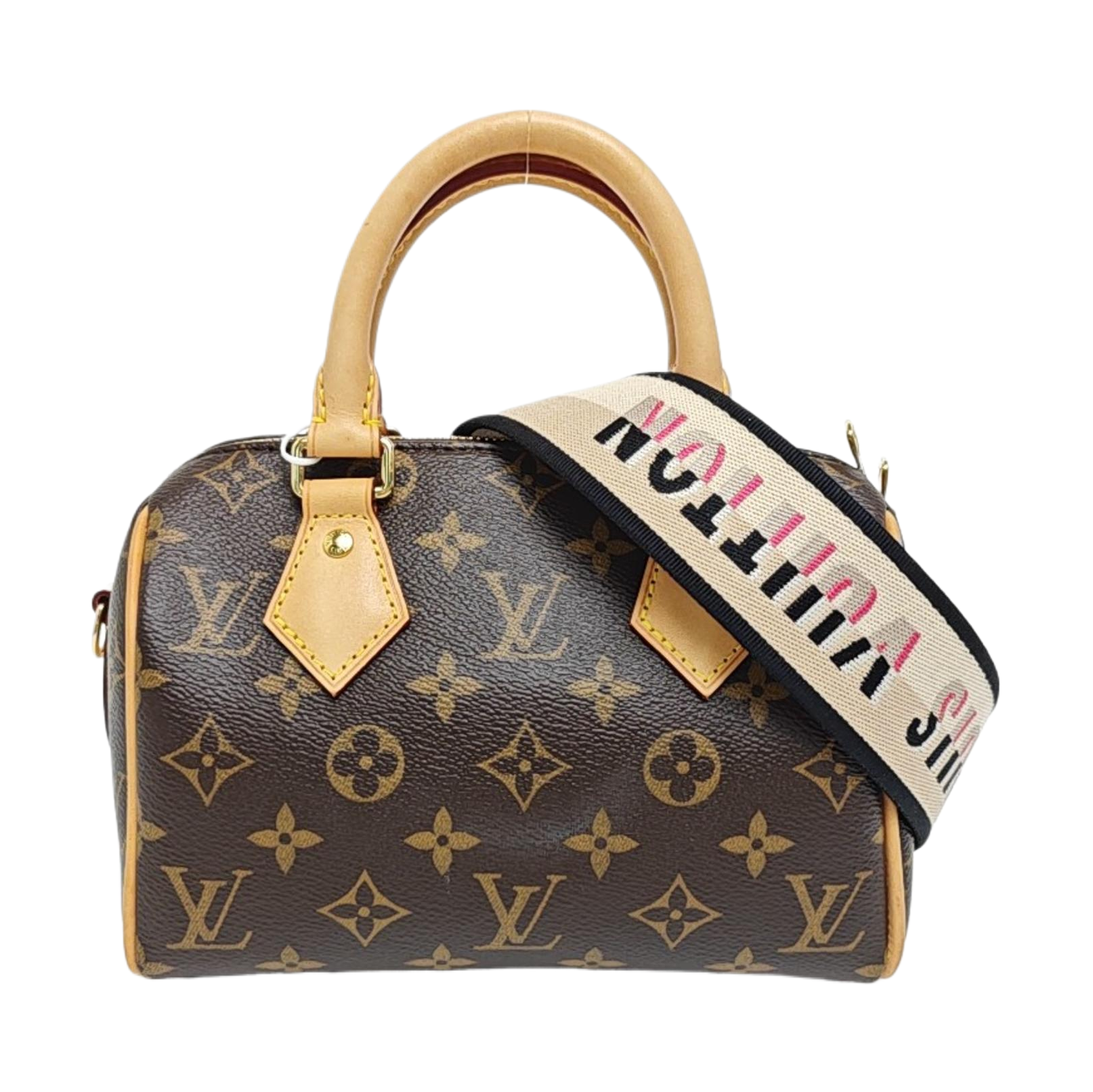 SPEEDY 20 Monogram Coated Canvas Brown